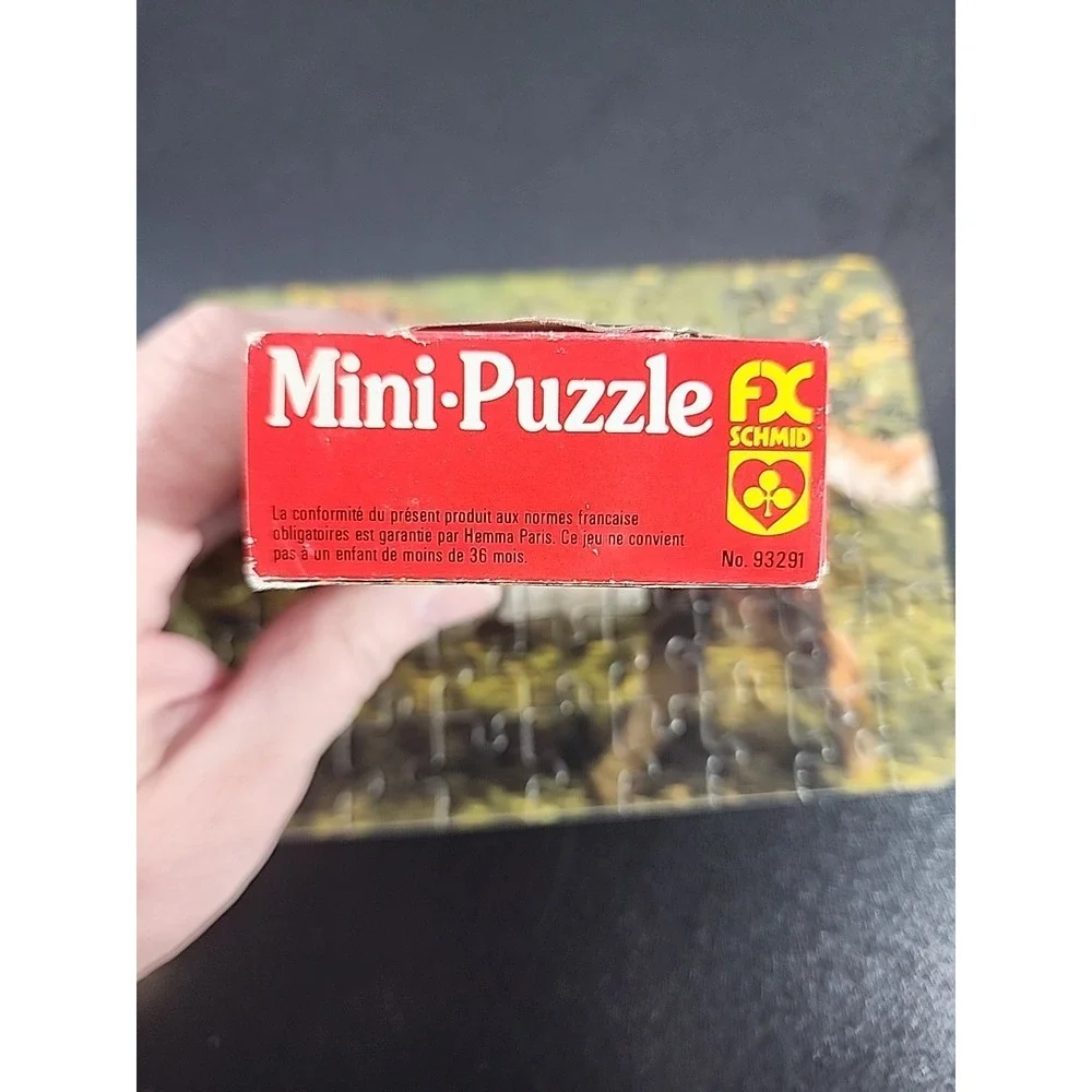 Vintage Mini Puzzle - 1970/1980  FX Schmid‎ Pony Mini Puzzle 54 Piece